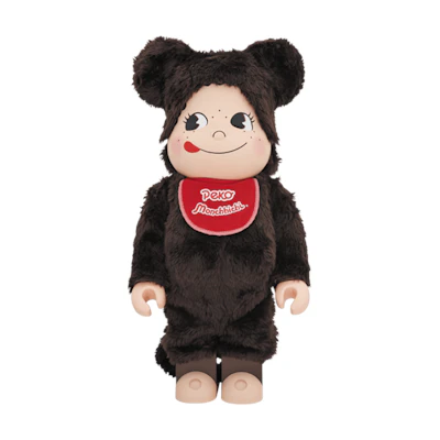 Bearbrick Peko Monchhichi Pekochhichi 1000% 'Brown'