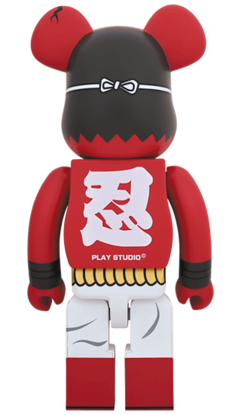 Bearbrick Play Studio Akanobu Shinobu 1000% Multi 圖 2