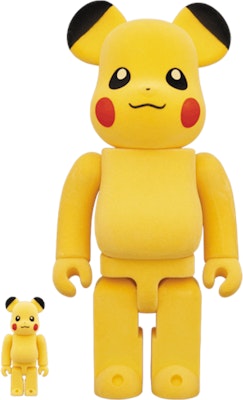 Bearbrick x Pokemon 100% & 400% Set 'Pikachu Flocky Ver.' Buy Bearbrick x Pokemon 100% & 400% Set 'Pikachu Flocky Ver.'
