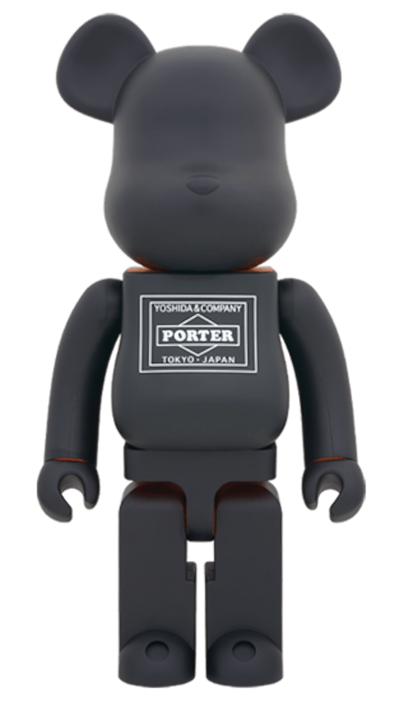 Bearbrick PORTER 1000% Black