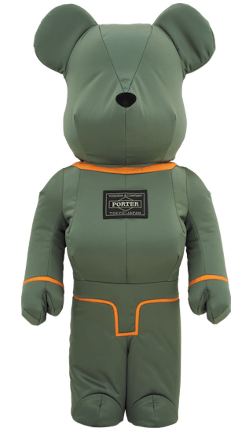 Bearbrick PORTER Tanker 1000% Sage Green