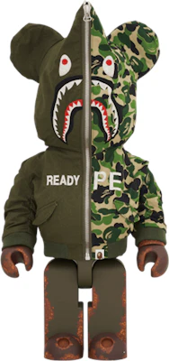 Bearbrick x READYMADE x A Bathing Ape 1000% Multicolor Buy Bearbrick x READYMADE x A Bathing Ape 1000% Multicolor