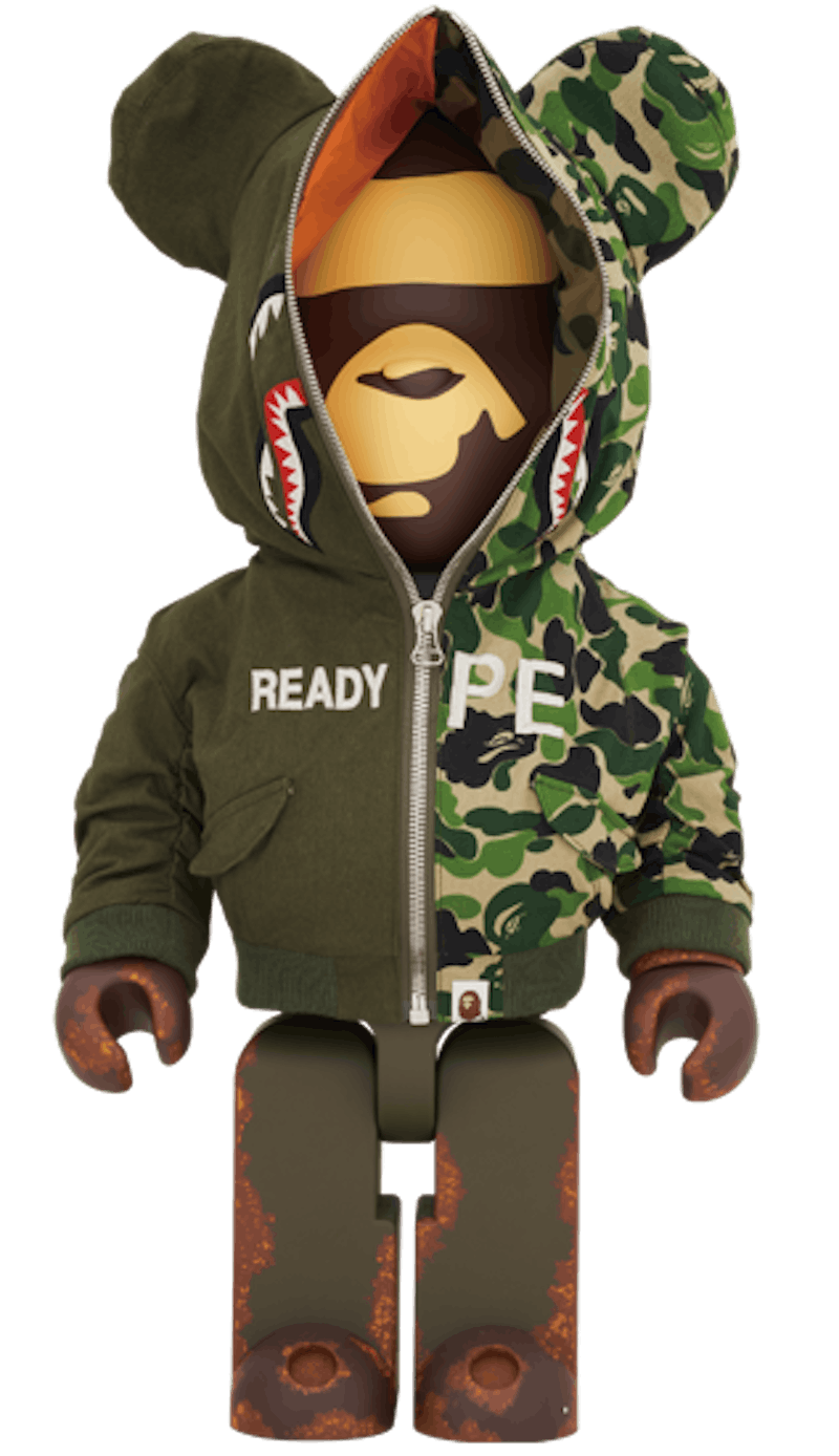 Bearbrick READYMADE BAPE 1000% Multi 圖 3