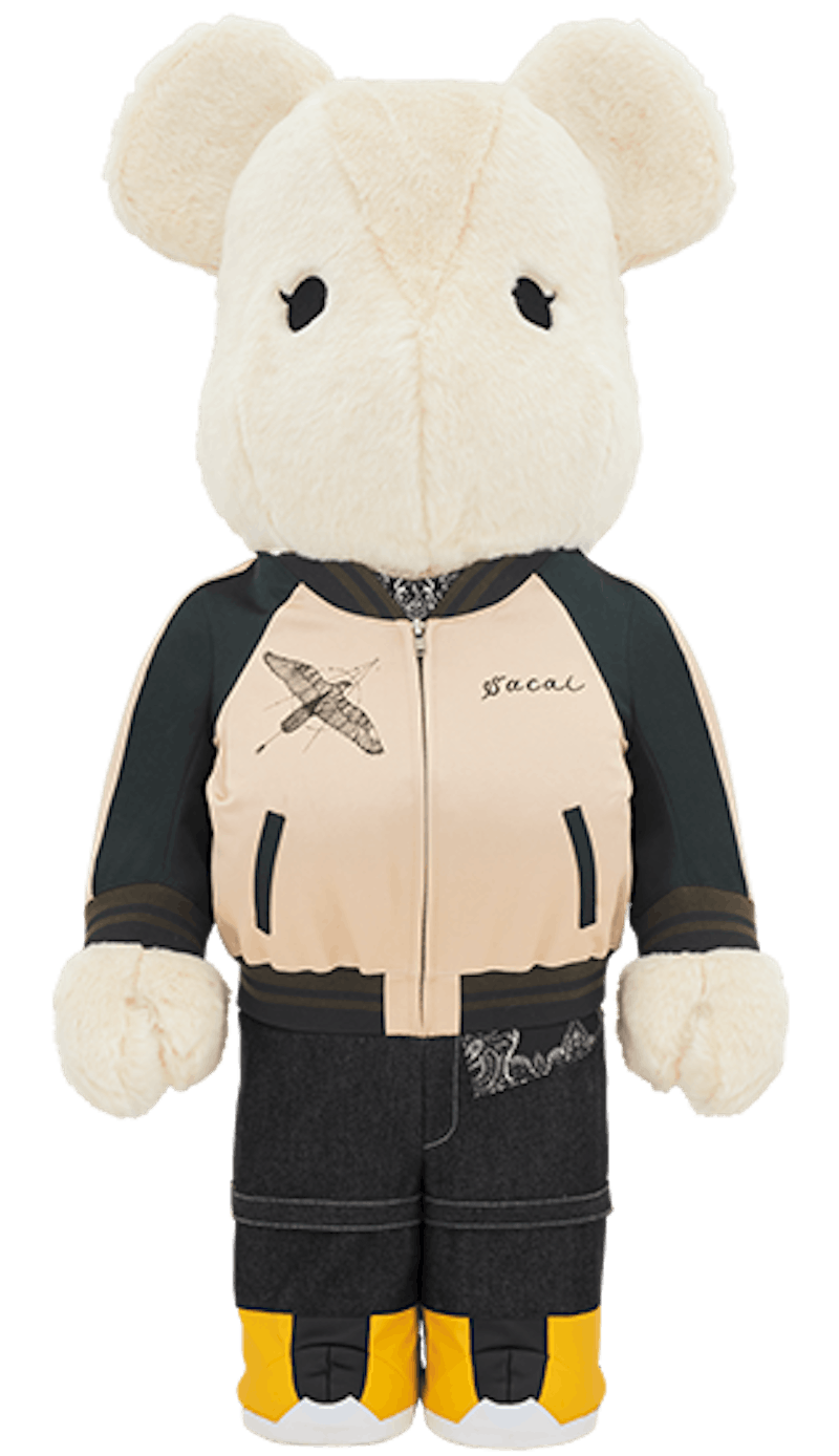 Bearbrick x Sacai x MEDICOM TOY Plus Exclusive 1000% Multi
