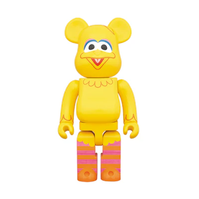 Bearbrick Sesame Street Big Bird 1000% Yellow