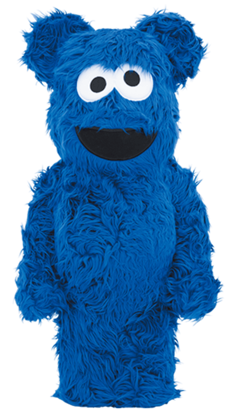 Bearbrick x Sesame Street Cookie Monster Costume Ver. 1000%