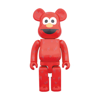 Bearbrick Sesame Street Elmo 1000% Red