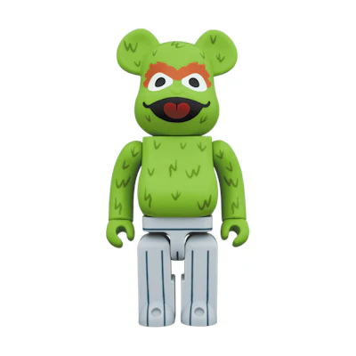 Bearbrick Sesame Street Oscar The Grouch 1000% Multi