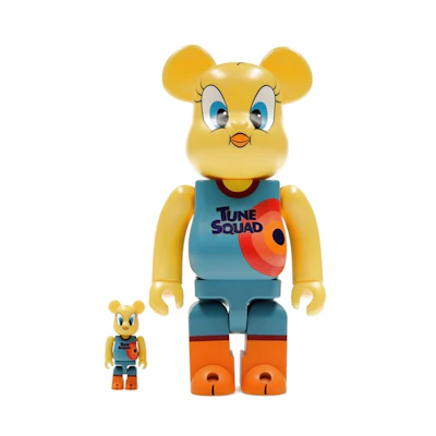 Bearbrick Space Jam: A New Legacy Tweety 100% & 400% Set