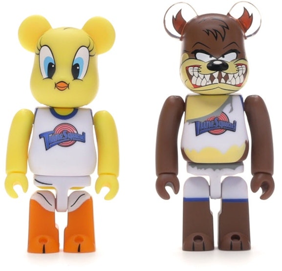 bearbrick-x-space-jam-tweety-and-tasmanian-devil-2-pack-100-multi
