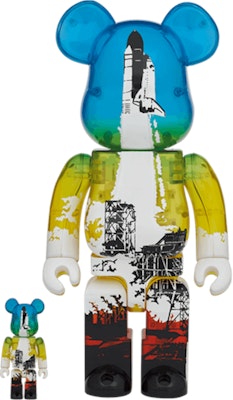 Bearbrick x Space Shuttle 100% & 400% Set 'LAUNCH Ver.' Buy Bearbrick x Space Shuttle 100% & 400% Set 'LAUNCH Ver.'