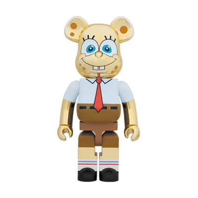 Bearbrick Spongebob Gold Chrome 1000% Gold