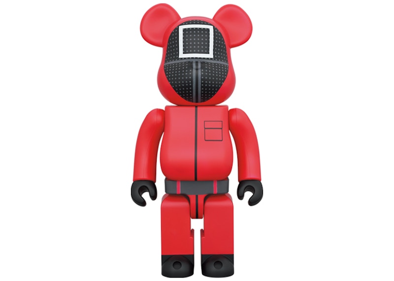 Buy ベアブリック×イカゲーム 四角衛兵 1000%
