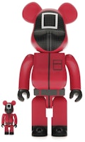 Bearbrick x Squid Game Guard (Square) 100% & 400% Set Bearbrick x Squid Game Guard (Square) 100% & 400% Set