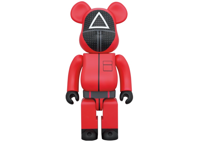 Bearbrick x Squid Game Guard (Triangle) 1000%