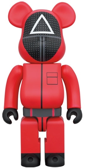 bearbrick-x-squid-game-guard-triangle-1000