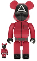 Bearbrick x Squid Game Guard (Triangle) 100% & 400% Set Bearbrick x Squid Game Guard (Triangle) 100% & 400% Set
