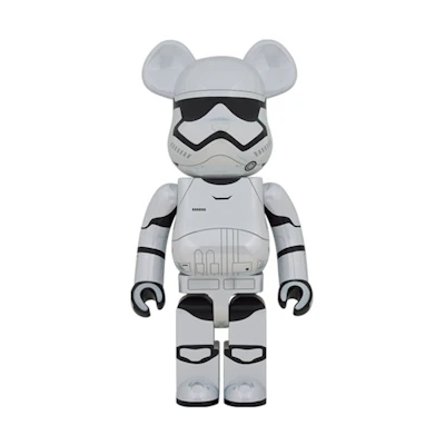 Bearbrick First Order Stormtrooper 1000% Chrome