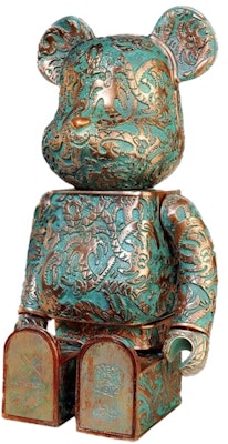 Bearbrick x Steven Harrington x Action City x Royal Selangor Metal 400% Green Copper Patina Order Bearbrick x Steven Harrington x Action City x Royal Selangor Metal 400% Green Copper Patina