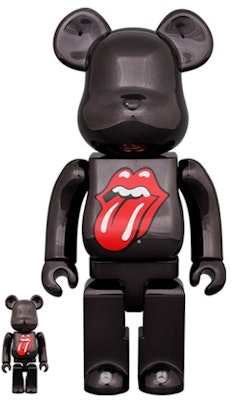 Bearbrick x The Rolling Stones Lips & Tongue 100% & 400% Set Buy Bearbrick x The Rolling Stones Lips & Tongue 100% & 400% Set
