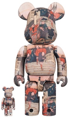 Bearbrick x Tokyo National Museum Hiroshige Utagawa (Fifty-three Stations of the Tokaido) Nihonbashi 100% & 400% Set Buy Bearbrick x Tokyo National Museum Hiroshige Utagawa (Fifty-three Stations of the Tokaido) Nihonbashi 100% & 400% Set