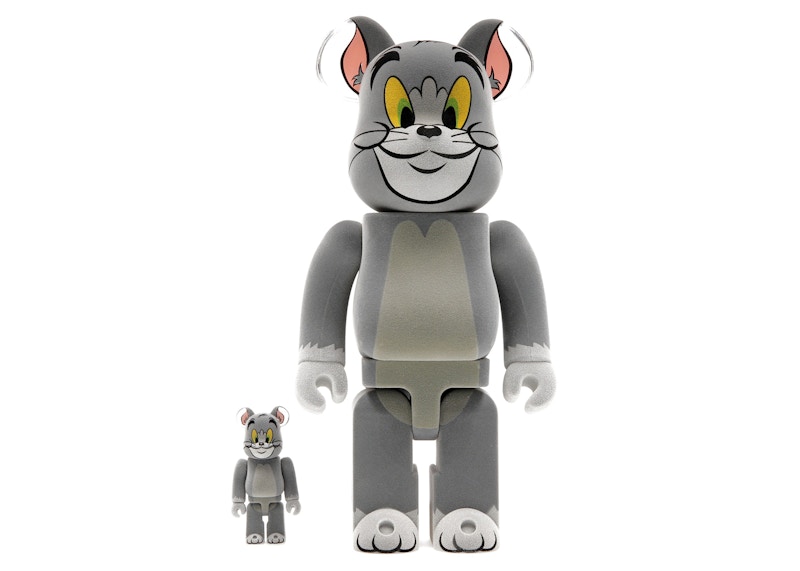 Bearbrick x Tom and Jerry 100% & 400% Set 'Tom Flocky'