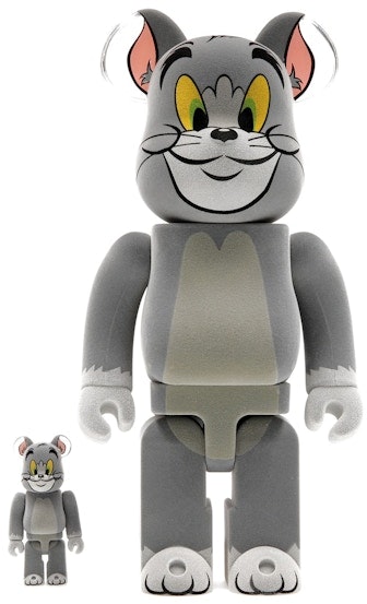bearbrick-x-tom-and-jerry-100-and-400-set-tom-flocky