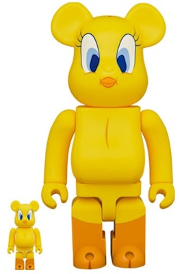 Bearbrick x Tweety 100% & 400% Set Buy Bearbrick x Tweety 100% & 400% Set