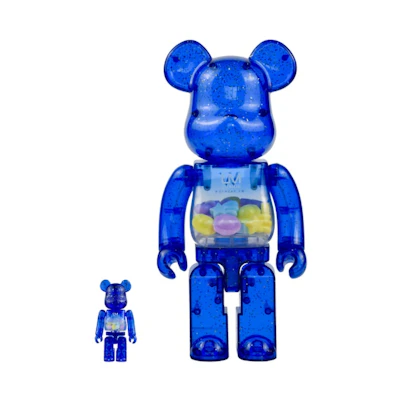 Bearbrick UM Junior 100% & 400% Set (Blue)