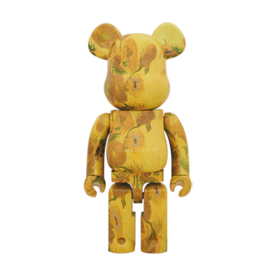 Bearbrick Van Gogh Museum Sunflowers 1000% Yellow