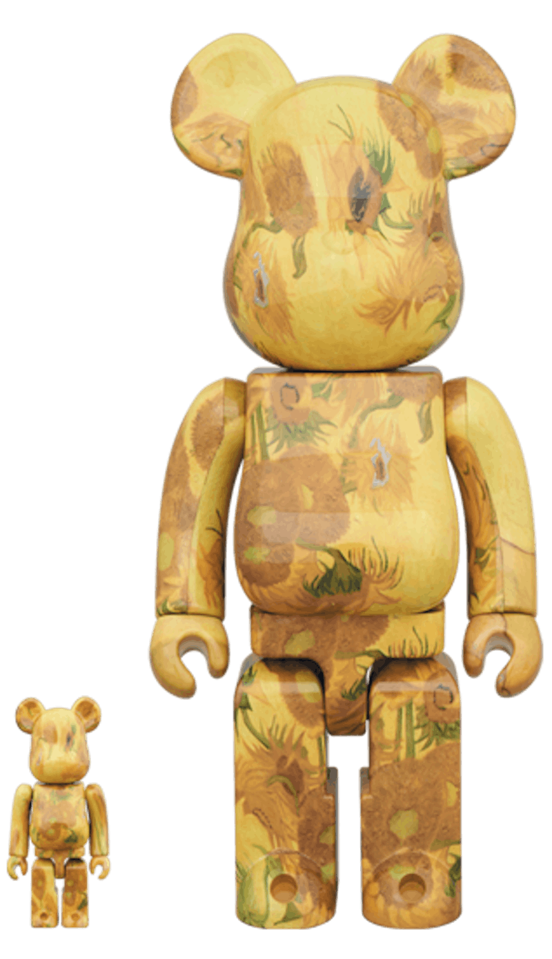 Buy Bearbrick x Museum Van Gogh Sunflowers 100% & 400% 'Kuning'