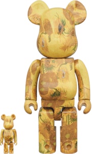 Bearbrick x Museum Van Gogh Sunflowers 100% & 400% 'Kuning' Buy Bearbrick x Museum Van Gogh Sunflowers 100% & 400% 'Kuning'