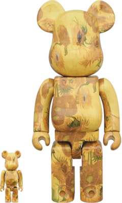 Bearbrick x Museum Van Gogh Sunflowers 100% & 400% 'Kuning' Buy Bearbrick x Museum Van Gogh Sunflowers 100% & 400% 'Kuning'