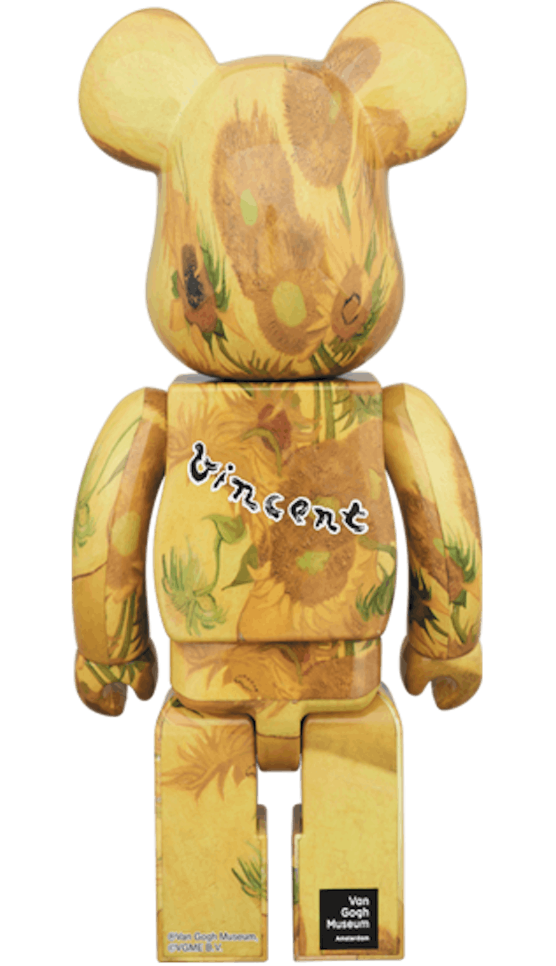 Order Bearbrick x Museum Van Gogh Sunflowers 100% & 400% 'Kuning'