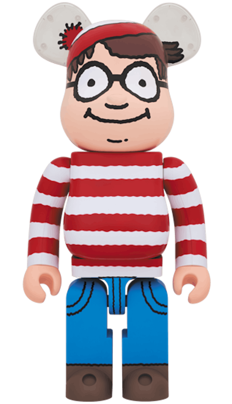 Buy Bearbrick X 瓦利在哪里 1000% '多色款'