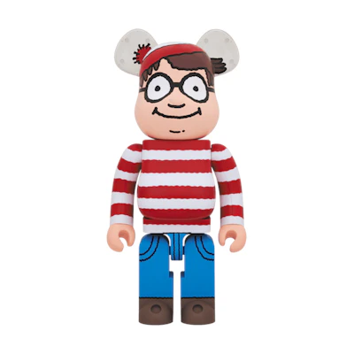 Bearbrick Where's Waldo Wally 1000% 'Multi'