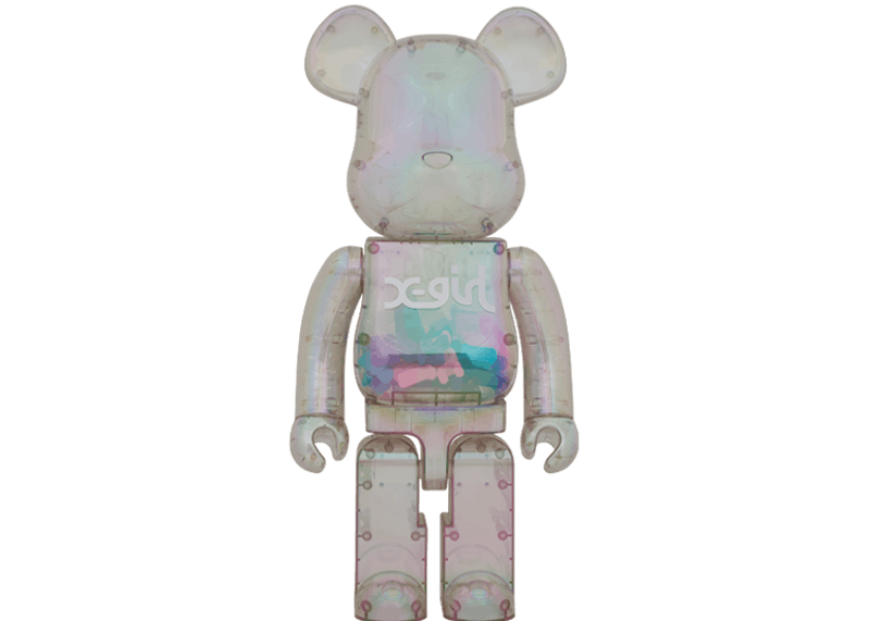 Buy Bearbrick x X-girl 1000% 'Iridescent' Edisi Kolektor