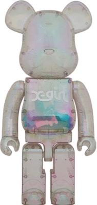 Bearbrick x X-girl 1000% 'Iridescent' Edisi Kolektor Buy Bearbrick x X-girl 1000% 'Iridescent' Edisi Kolektor