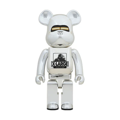 Bearbrick XLarge Hajime Sorayama 1000% Silver