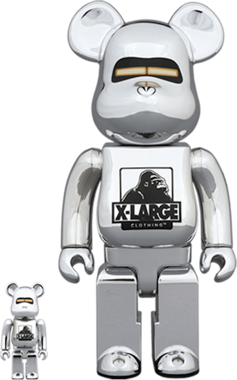 bearbrick-x-xlarge-x-hajime-sorayama-100-and-400-set-chrome