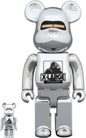 Bearbrick x Xlarge x Hajime Sorayama 100% & 400% Set 'Chrome' Bearbrick x Xlarge x Hajime Sorayama 100% & 400% Set 'Chrome'