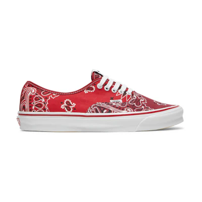 Bedwin & the Heartbreakers Vans Vault Authentic LX 'Red Paisley'