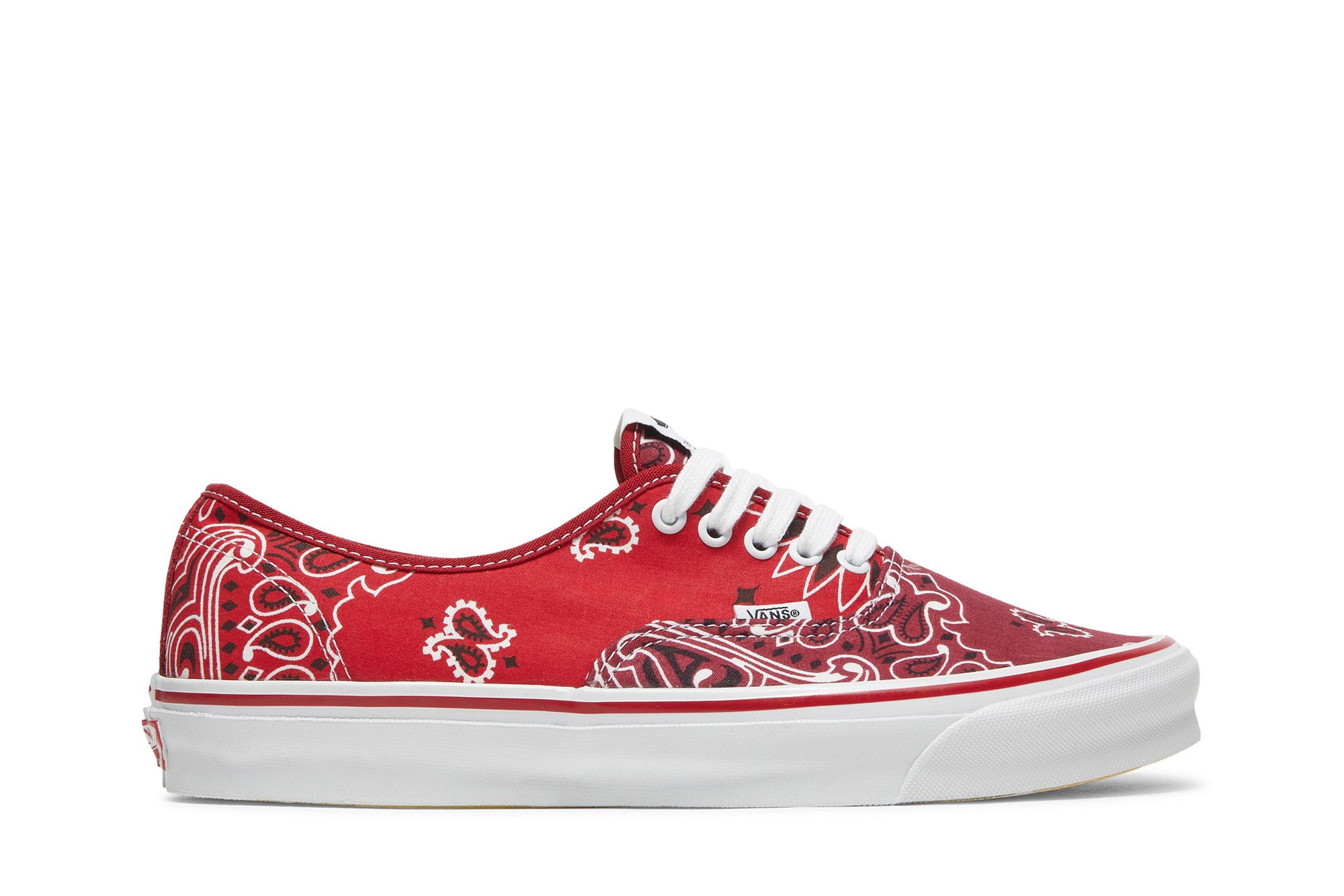 Bedwin & the Heartbreakers x Vans Vault OG Authentic LX 'Red Paisley' VN0A4BV99RA1
