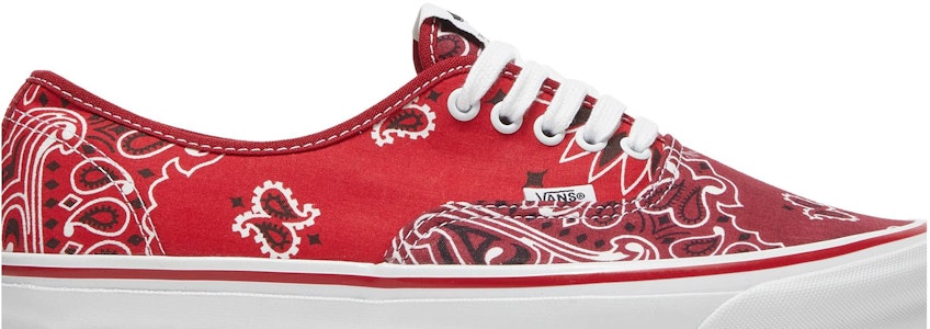 Bedwin & the Heartbreakers x Vans Vault OG Authentic LX '红色佩斯利' VN0A4BV99RA1 Order Bedwin & the Heartbreakers x Vans Vault OG Authentic LX '红色佩斯利' VN0A4BV99RA1