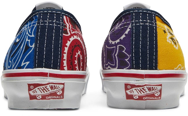 Bedwin & the Heartbreakers x Vans Vault OG Authentic LX 'Multi-Color Paisley' VN0A4BV99QX Details for Bedwin & the Heartbreakers x Vans Vault OG Authentic LX 'Multi-Color Paisley' VN0A4BV99QX