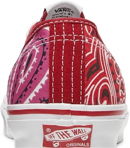 Bedwin & the Heartbreakers x Vans Vault OG Authentic LX '红色佩斯利' VN0A4BV99RA1 Sizing Bedwin & the Heartbreakers x Vans Vault OG Authentic LX '红色佩斯利' VN0A4BV99RA1