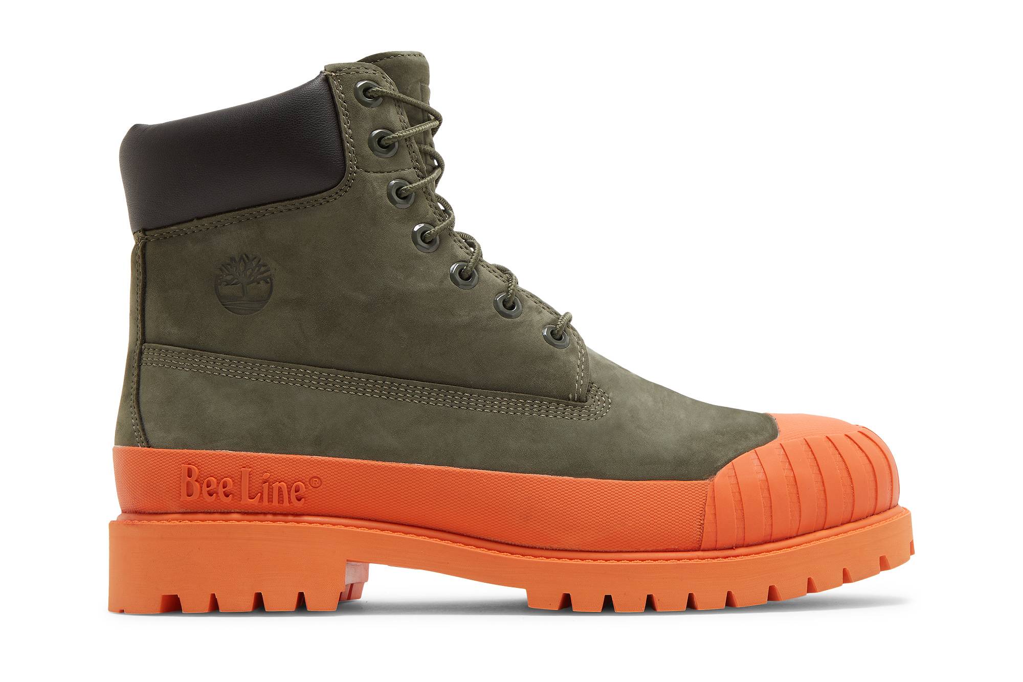 Bee Line x Timberland 6 Inch Premium Ruuber Toe Boot 'Dark Green Orange' TB-0A5SAP-A58