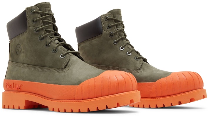 Bee Line x Timberland 6 Inch Premium Boot Hujung Getah 'Hijau Gelap Oren' TB-0A5SAP-A58 Cheap Bee Line x Timberland 6 Inch Premium Boot Hujung Getah 'Hijau Gelap Oren' TB-0A5SAP-A58