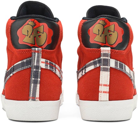 Ben Simmons x Nike Blazer Mid Premium 'Plaid' CJ9782-600 Details for Ben Simmons x Nike Blazer Mid Premium 'Plaid' CJ9782-600