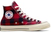 Order Beyond Retro x Converse Chuck 70 High 'Upcycled Flannel' Lelangan Semula A05312C